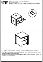 Предварительный просмотр 9 страницы Happybeds HIGHGATE Wooden 1 Drawer Lamp Table Assembly Instructions Manual