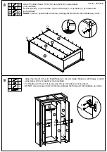 Предварительный просмотр 9 страницы Happybeds Highgate Wooden 3 Door Wardrobe Assembly Instructions Manual