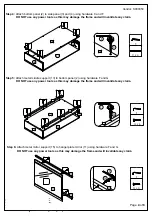 Предварительный просмотр 6 страницы Happybeds Houston Wooden Dressing Table and Mirror Assembly Instructions Manual