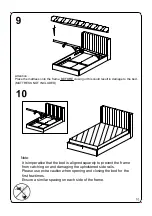 Предварительный просмотр 10 страницы Happybeds Langham Assembly Instructions Manual