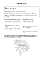 Предварительный просмотр 3 страницы Happybeds LAYLA Assembly Instructions