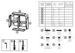 Предварительный просмотр 3 страницы Happybeds Loft Station White Wooden Bookcase Assembly Instructions Manual