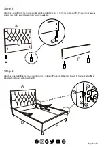 Предварительный просмотр 7 страницы Happybeds Loxley Ottoman 4ft Velvet Bed Assembly Instructions Manual