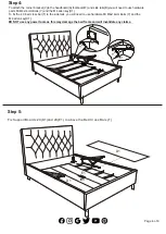 Предварительный просмотр 8 страницы Happybeds Loxley Ottoman 4ft Velvet Bed Assembly Instructions Manual