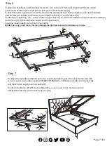 Предварительный просмотр 9 страницы Happybeds Loxley Ottoman 4ft Velvet Bed Assembly Instructions Manual