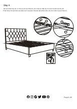 Предварительный просмотр 10 страницы Happybeds Loxley Ottoman 4ft Velvet Bed Assembly Instructions Manual