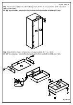 Предварительный просмотр 7 страницы Happybeds Lynx 2 Door Combination Wardrobe Assembly Instructions Manual