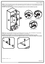 Предварительный просмотр 8 страницы Happybeds Lynx 2 Door Combination Wardrobe Assembly Instructions Manual