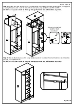 Предварительный просмотр 10 страницы Happybeds Lynx 3 Door Combination Wardrobe Assembly Instructions Manual