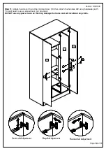 Предварительный просмотр 11 страницы Happybeds Lynx 3 Door Combination Wardrobe Assembly Instructions Manual