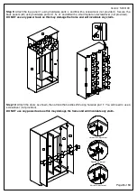 Предварительный просмотр 10 страницы Happybeds Lynx 4 Door Combination Wardrobe Assembly Instructions Manual