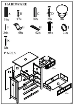 Предварительный просмотр 3 страницы Happybeds Maine 3+2 Drawer Chest Assembly Instructions Manual