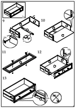 Предварительный просмотр 10 страницы Happybeds Maine 3+2 Drawer Chest Assembly Instructions Manual