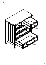 Предварительный просмотр 12 страницы Happybeds Maine 3+2 Drawer Chest Assembly Instructions Manual