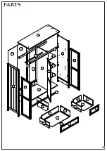 Предварительный просмотр 4 страницы Happybeds Maine 3 Door Wardrobe Assembly Instructions Manual