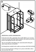 Предварительный просмотр 19 страницы Happybeds Maine 3 Door Wardrobe Assembly Instructions Manual