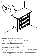 Предварительный просмотр 11 страницы Happybeds Maine 3 Drawer Chest Assembly Instructions Manual