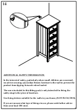 Предварительный просмотр 11 страницы Happybeds Maine 5 Drawer Chest Assembly Instructions Manual