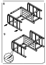 Предварительный просмотр 10 страницы Happybeds Maine Dressing Table Assembly Instructions Manual