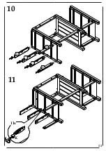 Предварительный просмотр 11 страницы Happybeds Maine Dressing Table Assembly Instructions Manual