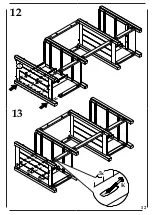 Предварительный просмотр 12 страницы Happybeds Maine Dressing Table Assembly Instructions Manual