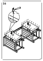 Предварительный просмотр 14 страницы Happybeds Maine Dressing Table Assembly Instructions Manual