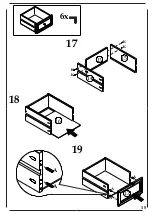 Предварительный просмотр 15 страницы Happybeds Maine Dressing Table Assembly Instructions Manual