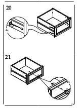 Предварительный просмотр 16 страницы Happybeds Maine Dressing Table Assembly Instructions Manual