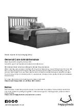 Предварительный просмотр 12 страницы Happybeds Malmo - King Assembly Instructions Manual