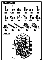 Предварительный просмотр 3 страницы Happybeds Manhattan Shoe Cabinet Assembly Instructions Manual