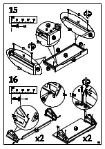 Предварительный просмотр 12 страницы Happybeds Manhattan Shoe Cabinet Assembly Instructions Manual