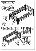 Предварительный просмотр 10 страницы Happybeds Max Bunk Bed Assembly Instructions Manual