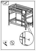 Предварительный просмотр 16 страницы Happybeds Max Bunk Bed Assembly Instructions Manual