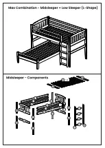 Предварительный просмотр 6 страницы Happybeds MAX L-Shape Midsleeper Assembly Instructions Manual