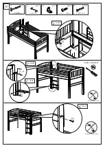 Предварительный просмотр 13 страницы Happybeds MAX L-Shape Midsleeper Assembly Instructions Manual