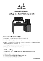 Happybeds Medium Assembly Instructions Manual предпросмотр