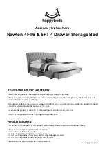 Happybeds Newton Assembly Instructions Manual предпросмотр