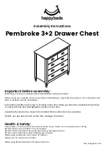 Предварительный просмотр 1 страницы Happybeds Pembroke 3+2 Drawer Chest Assembly Instructions Manual