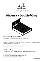 Happybeds Phoenix Manual preview