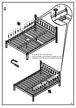 Предварительный просмотр 7 страницы Happybeds Pickwick Wooden Bed Assembly Instructions Manual