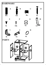 Предварительный просмотр 3 страницы Happybeds Pluto Bookcase Assembly Instructions Manual