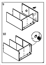 Предварительный просмотр 10 страницы Happybeds Pluto Bookcase Assembly Instructions Manual