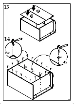 Предварительный просмотр 12 страницы Happybeds Pluto Bookcase Assembly Instructions Manual