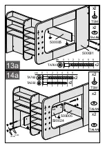 Предварительный просмотр 14 страницы Happybeds PodBed High Sleeper Assembly Instructions Manual