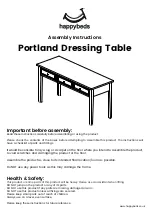 Предварительный просмотр 1 страницы Happybeds Portland Assembly Instructions Manual