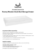 Happybeds Roomy Wooden Bunk Assembly Instructions Manual preview