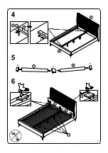 Preview for 7 page of Happybeds Sanderson 5FT Velvet Fabric Bed Assembly Instructions Manual