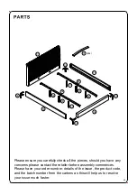 Предварительный просмотр 4 страницы Happybeds Sanderson 6FT Velvet Fabric Bed Assembly Instructions Manual