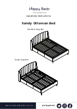 Предварительный просмотр 1 страницы Happybeds Sandy Ottoman Bed Assembly Instructions Manual