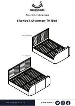 Happybeds Sherlock Ottoman Assembly Instructions Manual предпросмотр